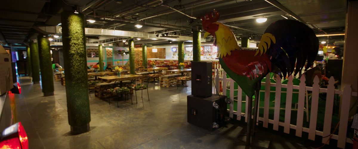 Underground bar San Diego interior at Trailer Park After Dark in the Gaslamp Quarter